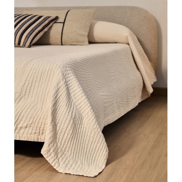 Kremno belo pregrinjalo 240x260 cm Raylo – Kave Home-image-3