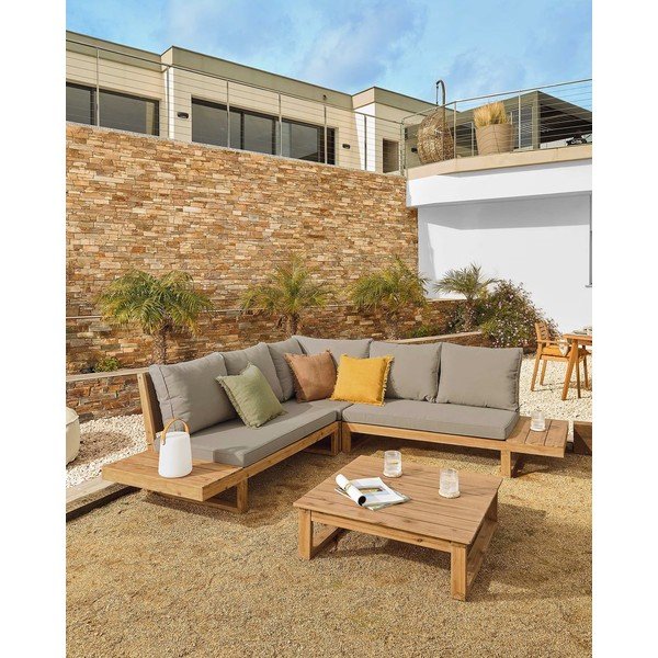 Set vrtnega pohištva iz akacijevega lesa Kave Home Flaviina-image-1