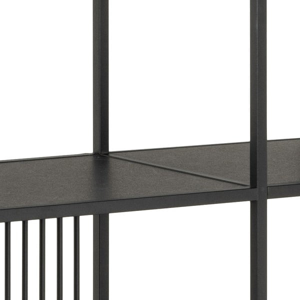 Črn regal 120x185x35 cm Strington – Actona-image-4