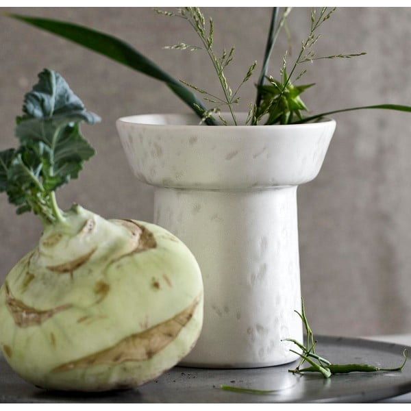 Bela keramična vaza Kähler Design Ombria, višina 20 cm-image-1