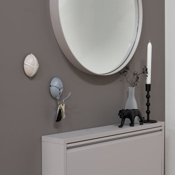 Kremno bel stenski obešalnik Tick – Spinder Design-image-4