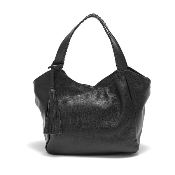Črna usnjena torbica Isabella Rhea Marianna