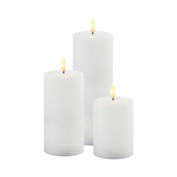 Zunanje LED sveče v kompletu 3 ks (višina 20 cm) Sille – Sirius