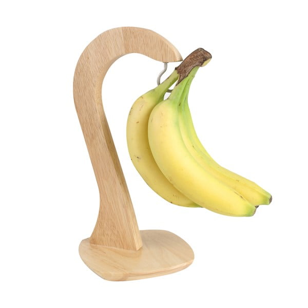 Stojalo za banane iz lesa gumijastega drevesa T&G Woodware Scimitar