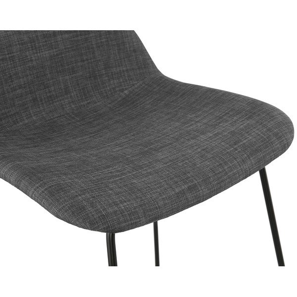 Temno siv barski stol Kokoon Vancouver, višina sedeža 76 cm-image-1