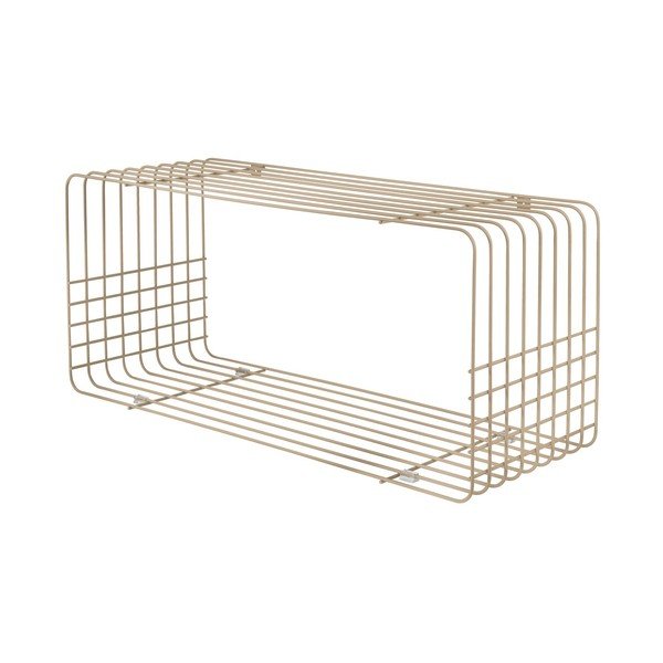 Bež večnivojska kovinska polica 70 cm Wire – Mette Ditmer Denmark