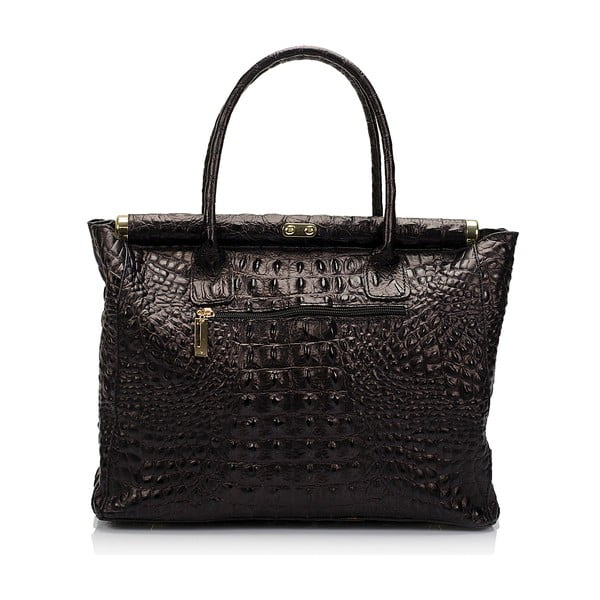 Črna usnjena torbica Lisa Minardi Lantha-image-1