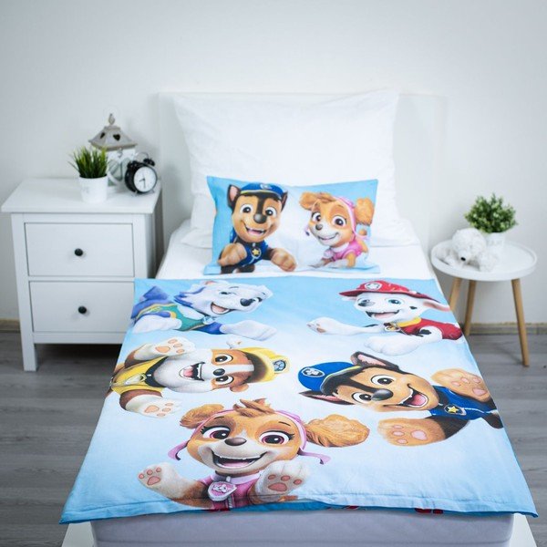 Bombažna otroška posteljnina za otroško posteljico 100x135 cm Paw Patrol – Jerry Fabrics-image-1
