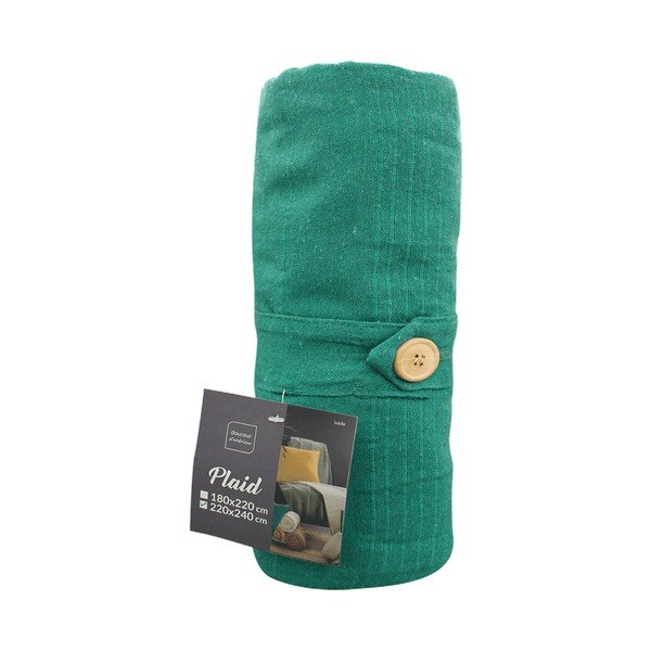 Zelenomodro pregrinjalo 220x240 cm Lucile – douceur d'intérieur-image-3