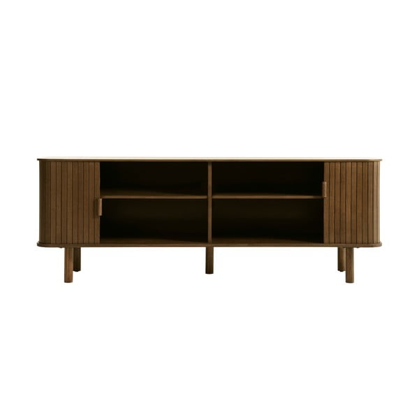 Rjava TV omarica v hrastovem dekorju 56x160 cm Cavo – Unique Furniture-image-2