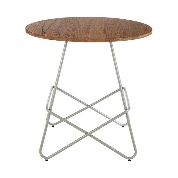 Okrogla jedilna miza iz masivnega bresta ø 80 cm District – Premier Housewares-image-4