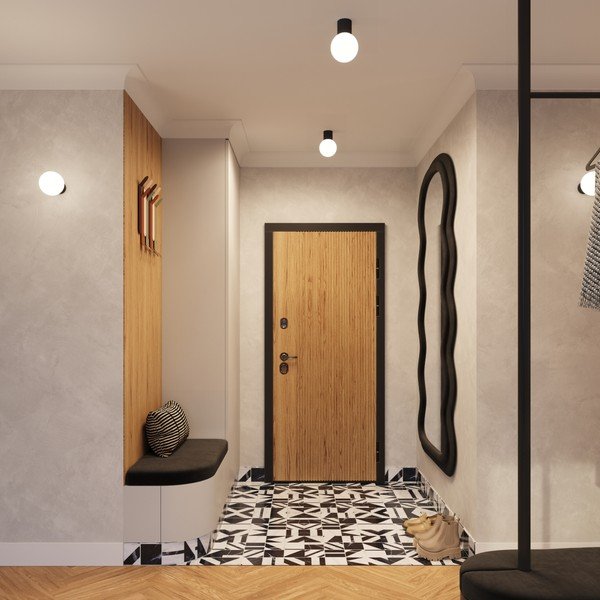 Črna stropna svetilka s steklenim senčilom ø 12 cm Orbital – Sollux-image-2