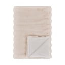 Kremno bela odeja iz umetnega krzna 130x180 cm Galena – House Nordic