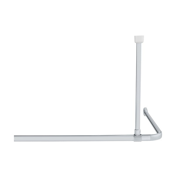 Stropni nosilec za zaveso za tuš v sijajno srebrni barvi Era – Wenko-image-4