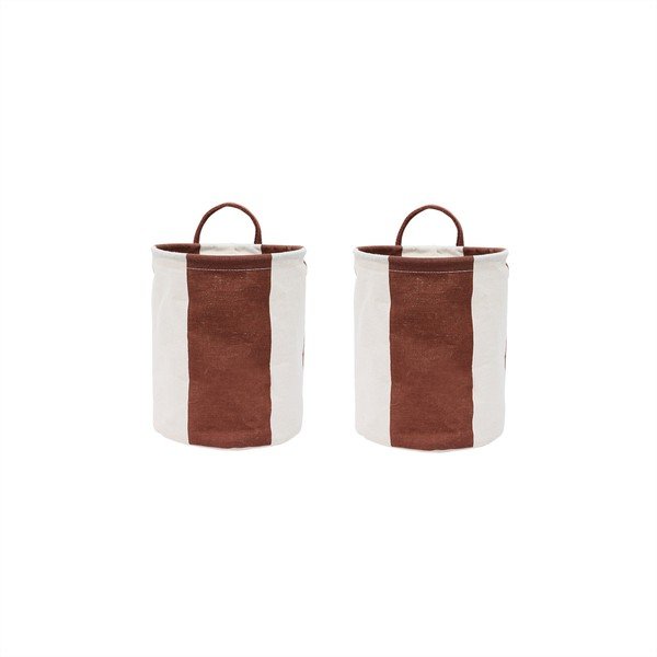 Tekstilne košare v kompletu 2 ks ø 18x22 cm Kara – OYOY Living Design
