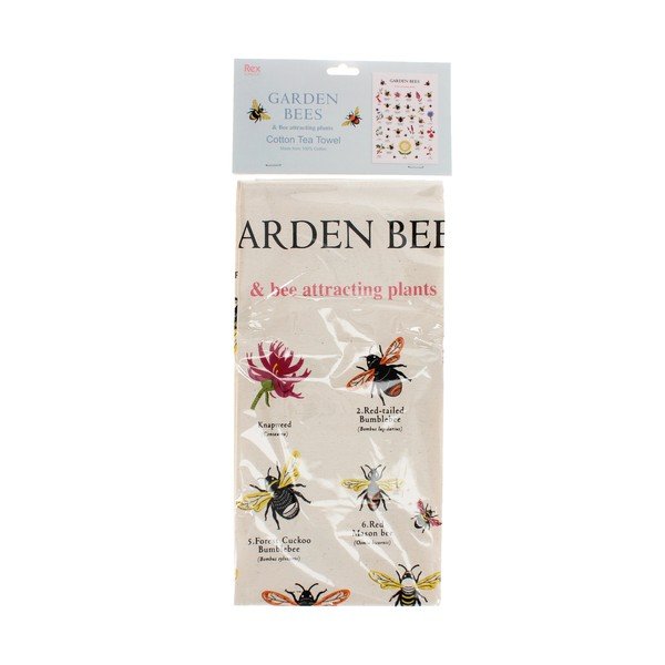 Bombažna kuhinjska krpa 50x70 cm Garden Bees – Rex London-image-2