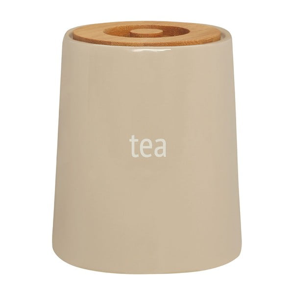 Krem posoda za čaj s pokrovom iz bambusa Premier Housewares Fletcher, 800 ml