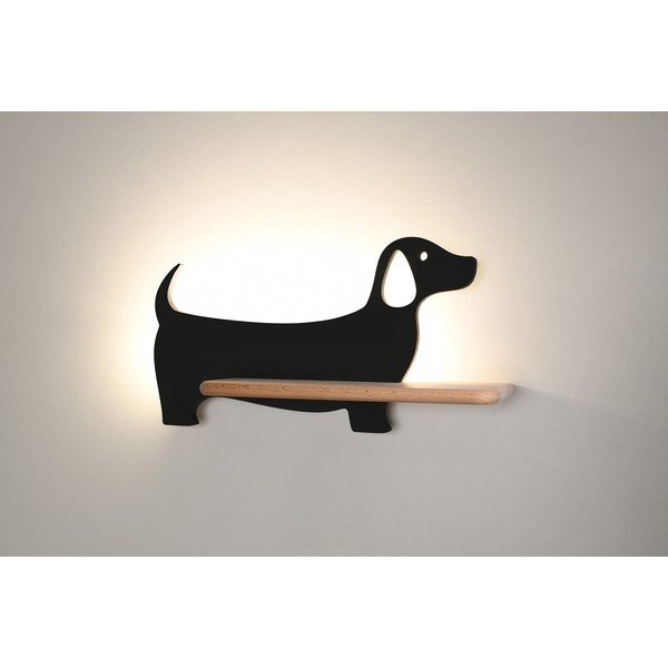 Črna otroška svetilka Dog – Candellux Lighting-image-3