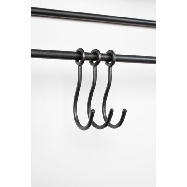 Črn jeklen set za hodnik Duco – White Label-image-4