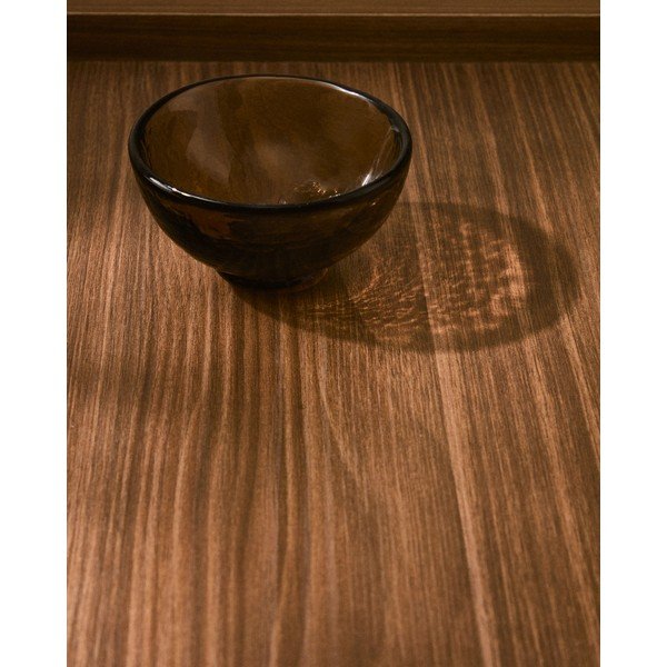 Rjava steklena skledica Sileia – Kave Home-image-2