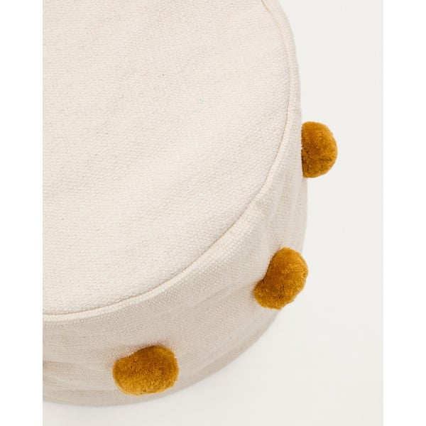 Gorčično rumen/bež tabure Manua – Kave Home-image-2