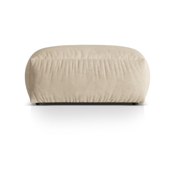 Bež žameten modularni otoman Martina – Micadoni 