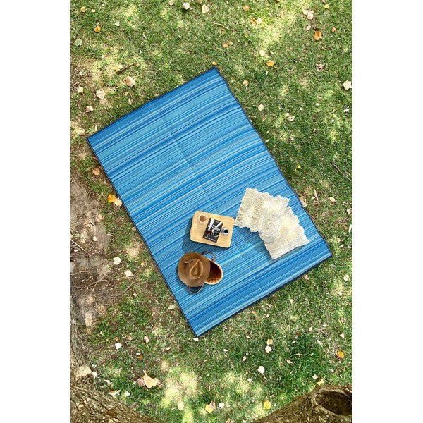 Modra odeja za piknik 150x210 cm – Oyo Concept-image-1