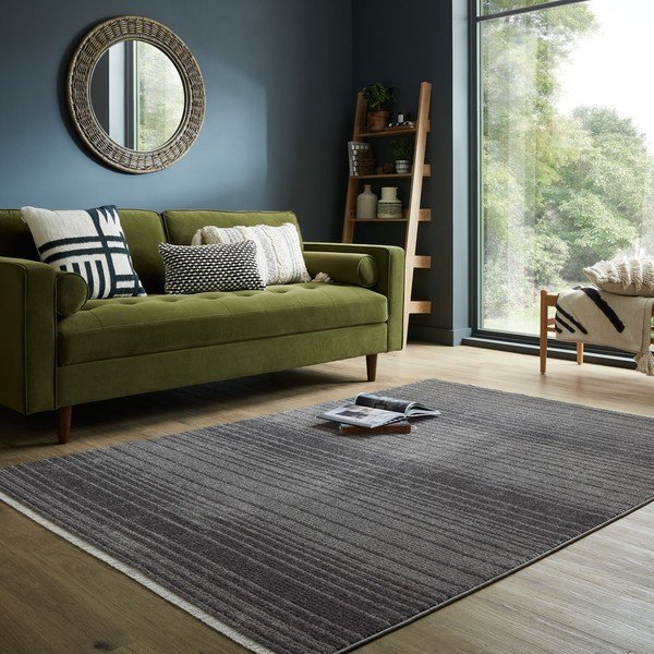 Temno siva preproga 120x160 cm Camino – Flair Rugs-image-1