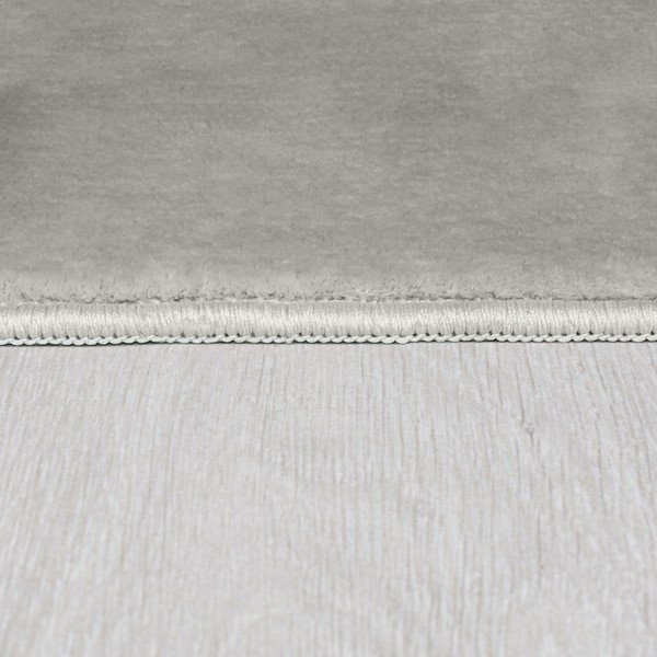 Svetlo siva okrogla preproga 133x133 cm – Flair Rugs-image-4