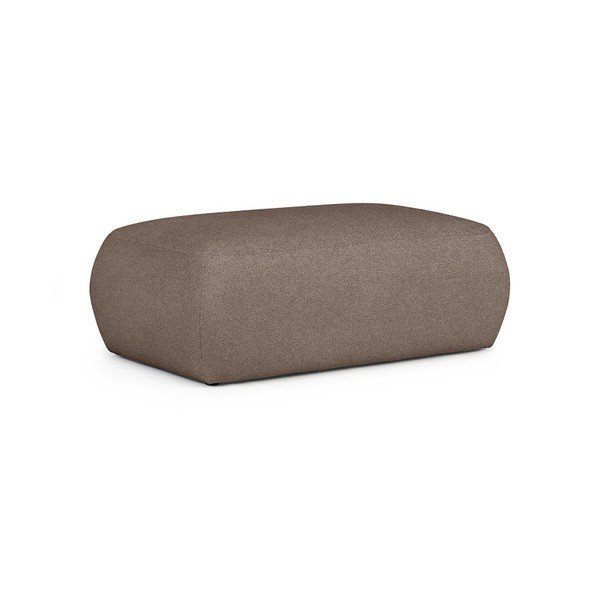 Rjav tabure iz tkanine bouclé Mirel – Rodier-image-2