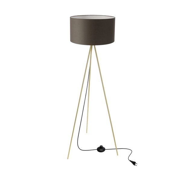 Stoječa svetilka s tekstilnim senčilom (višina 144 cm) Vanti – Candellux Lighting