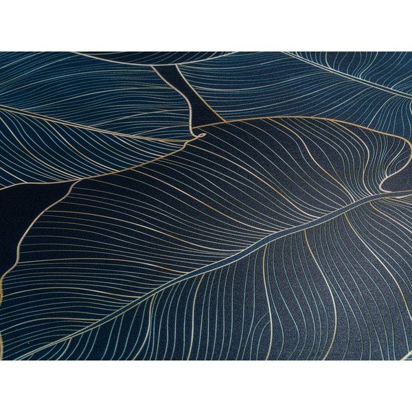 Modra straniščna deska z enostavnim zapiranjem Wenko Big Leaves, 38 x 45 cm-image-1