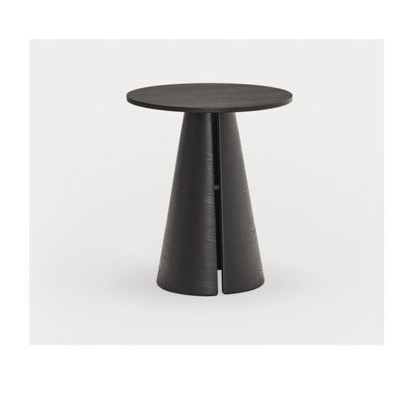 Okrogla jedilna miza z mizno ploščo v jesenovem dekorju ø 65 cm Cep – Teulat-image-4