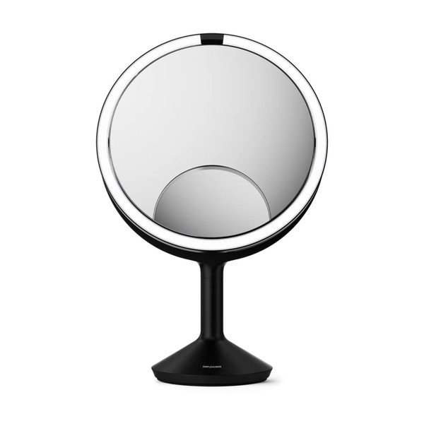 Kozmetično ogledalo z lučjo/povečevalno (5x povečava/10x povečava) ø 25 cm Trio Max – simplehuman-image-4