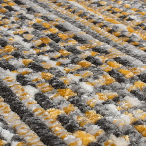 Gorčično rumen tekač 60x230 cm Camino – Flair Rugs-image-3