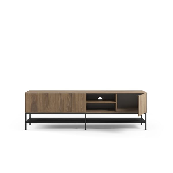 TV omarica v hrastovem dekorju v naravni barvi 180x55x35 cm Amira – Marckeric-image-3