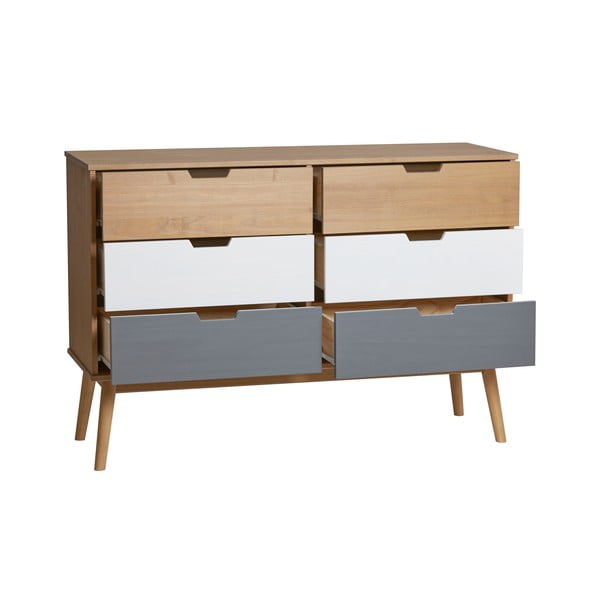 Komoda iz masivnega borovega lesa Marckeric Cusco, širina 120 cm-image-3