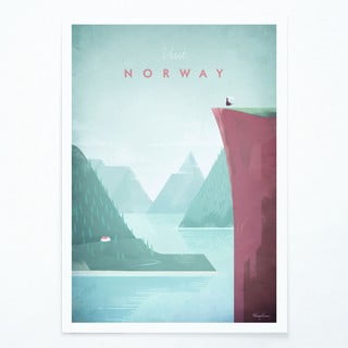 Plakat Travelposter Norway, 50 x 70 cm
