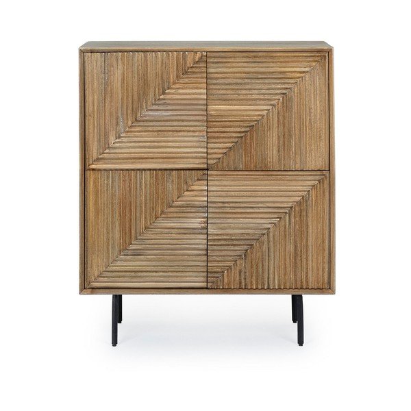 Omarica iz masivnega manga v naravni barvi 92x110x40 cm Darsey – Bizzotto-image-1