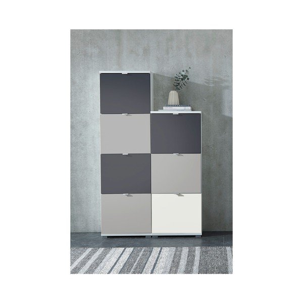 Komplet 2 omaric Germania Colorado Dos Gris-image-1