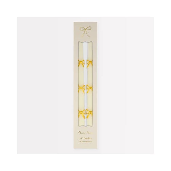 Sveče v kompletu 2 ks čas gorenja 5 h Bow – Meri Meri-image-2