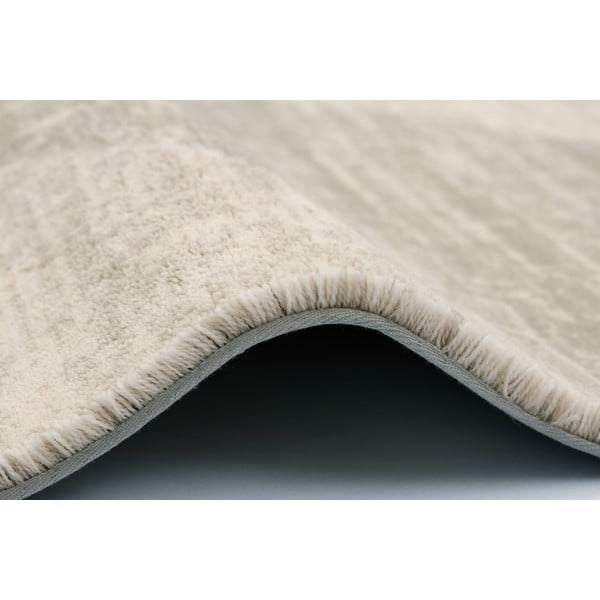 Bež volnena preproga 133x190 cm Agnus Checkered – Agnella-image-3