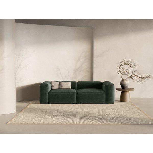 Zelena sedežna garnitura 264 cm Bergamo – Cosmopolitan Design-image-1