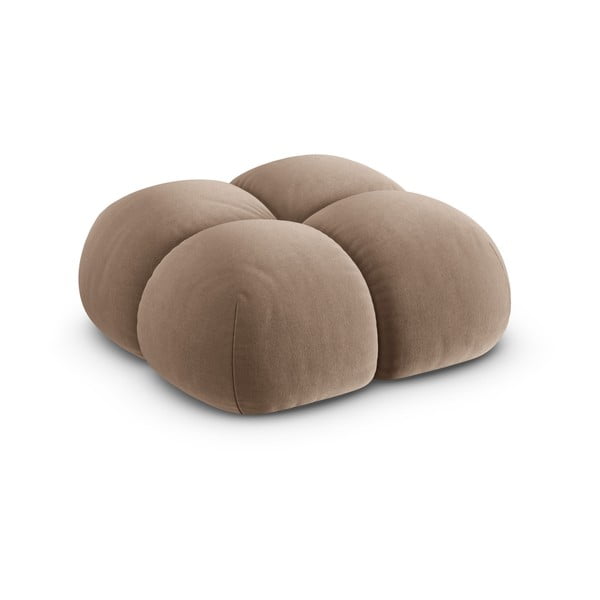 Rjav žameten tabure Loretto – Cosmopolitan Design-image-2