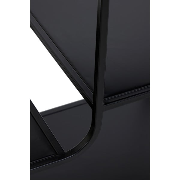 Črna kovinska knjižna omara 141x81,5 cm Winston - Light & Living-image-1