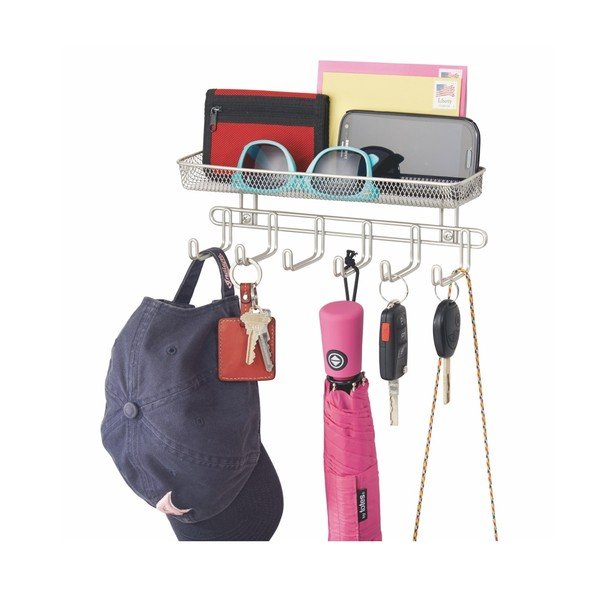Stenski organizator InterDesign Classico Entryway, dolžina 28 cm-image-4