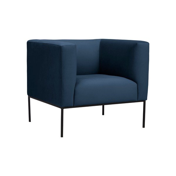 Temno moder fotelj Windsor & Co Sofas Neptune-image-1