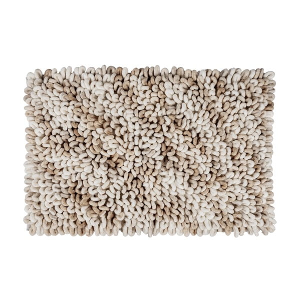 Bež tekstilna kopalniška preproga 60x90 cm Lerici – Wenko