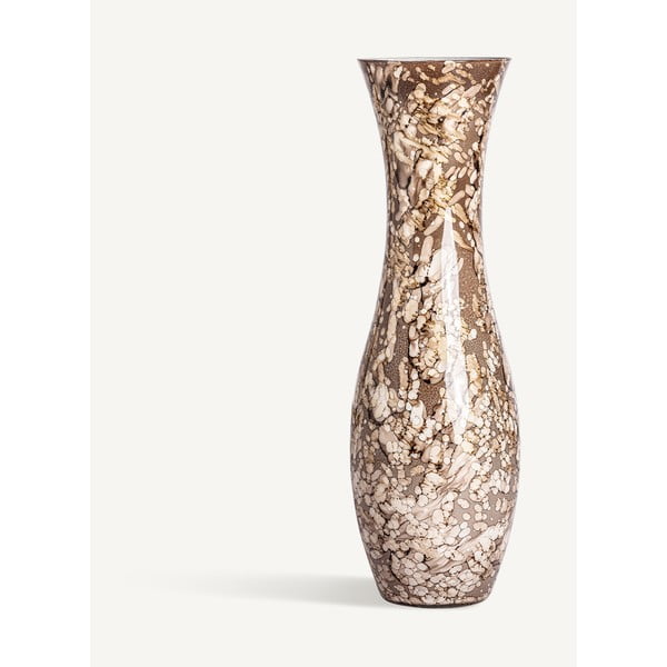 Rjava steklena visoka vaza Giulia – Burkina