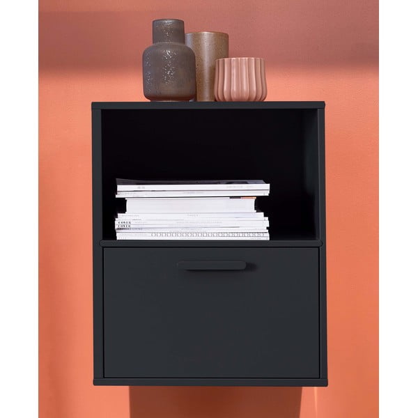 Črna stenska nočna omarica Hammel Keep-image-1